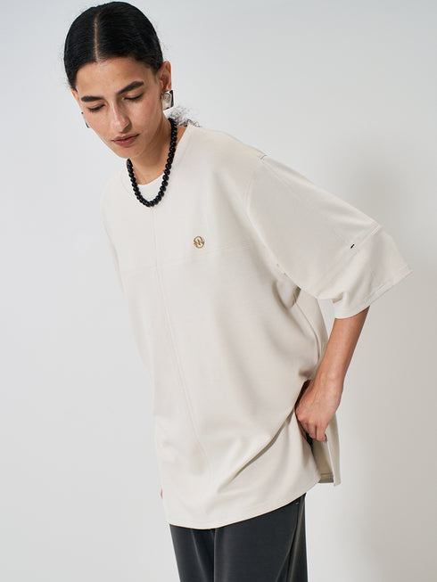【 予約:2月上旬 】STITCH WORK TEE /Y261-82020